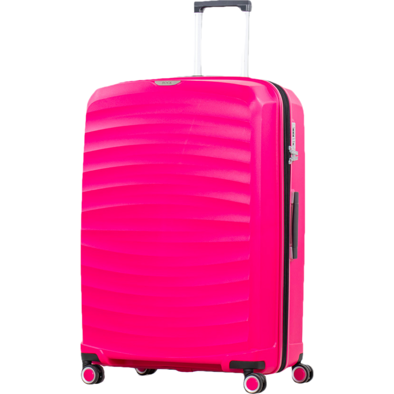 Cestovní kufr ROCK TR-0212/3-L PP - růžová 120 l + 15% expander