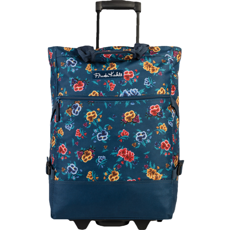 Fabrizio Nákupní taška na kolečkách Frida Kahlo - modrá 36l 107256326