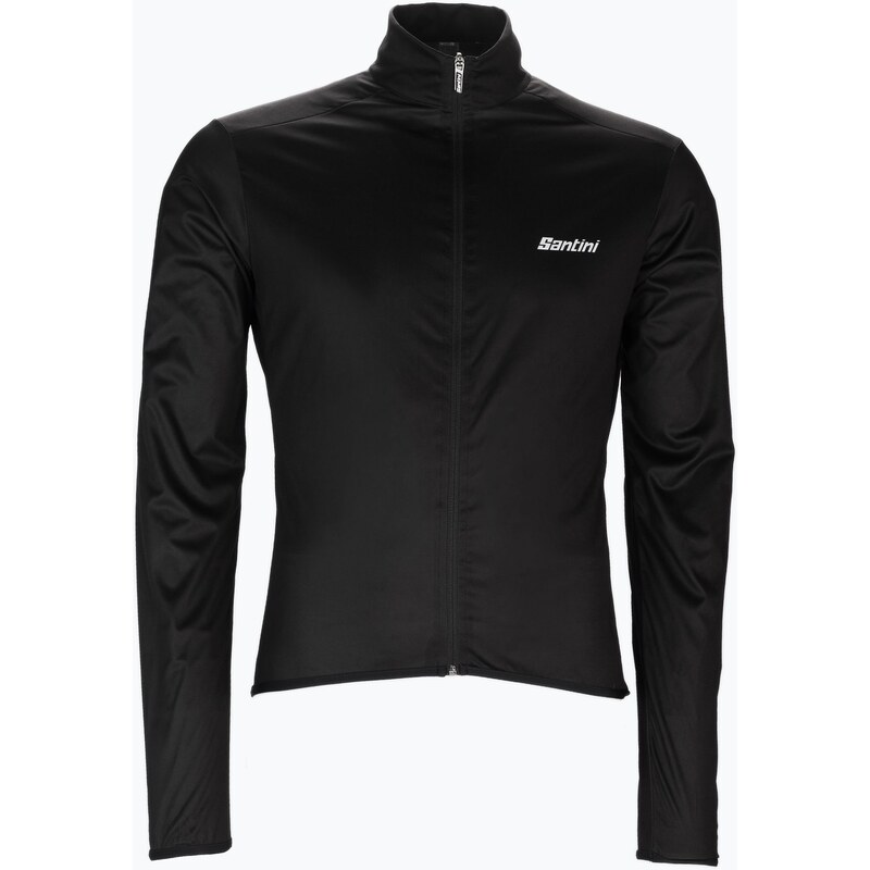 Dámská cyklistická bunda Santini Nebula Windproof/Rain černá