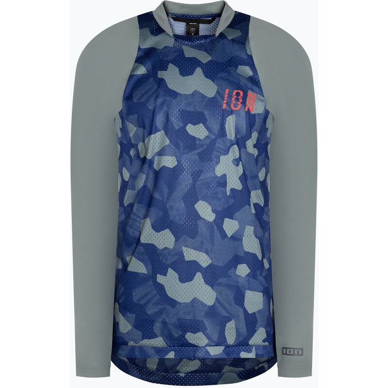 Pánský cyklistický dres ION Scrub Ls green 47222-5009