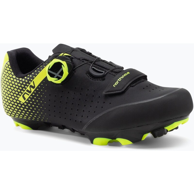 Northwave Origin Plus 2 pánská cyklistická obuv black/yellow
