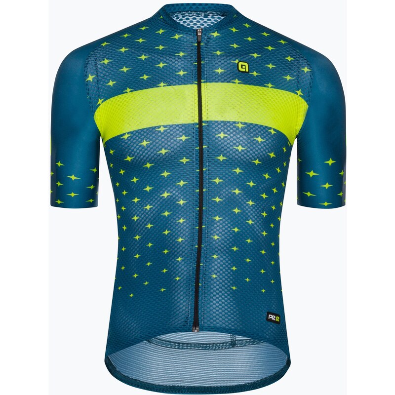Pánský cyklistický dres Alé Stars modro-žlutý L21091462
