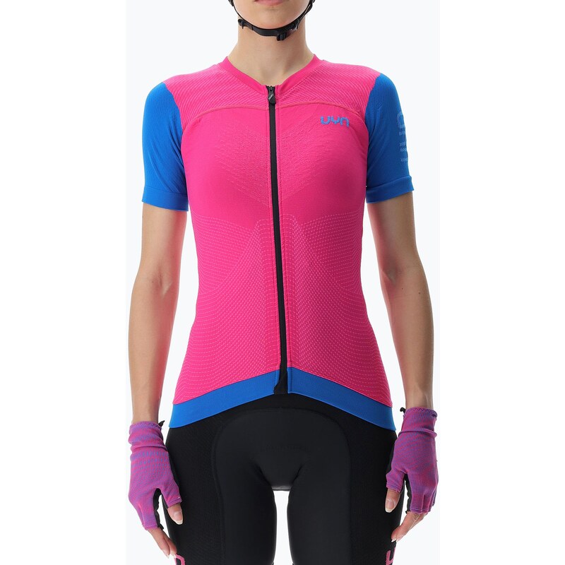 Dámský cyklistický dres UYN Garda magenta/cyan