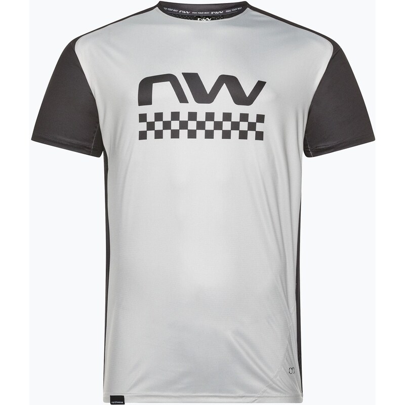 Northwave Edge SS 91 pánský cyklistický dres černobílý 89201302