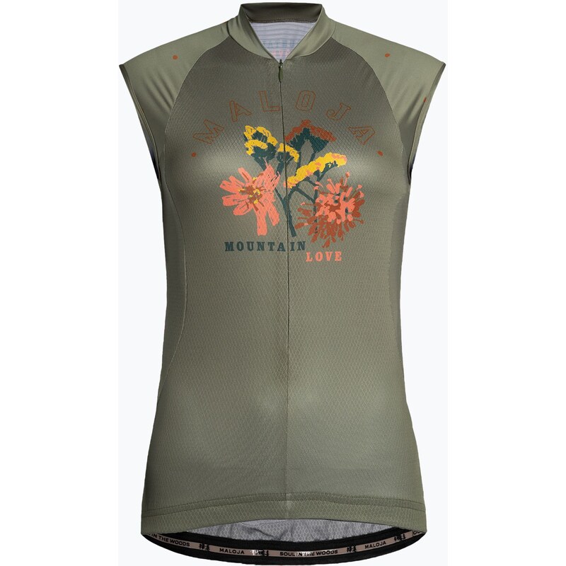 Dámský cyklistický dres Maloja VanilM Top hnědý 35150