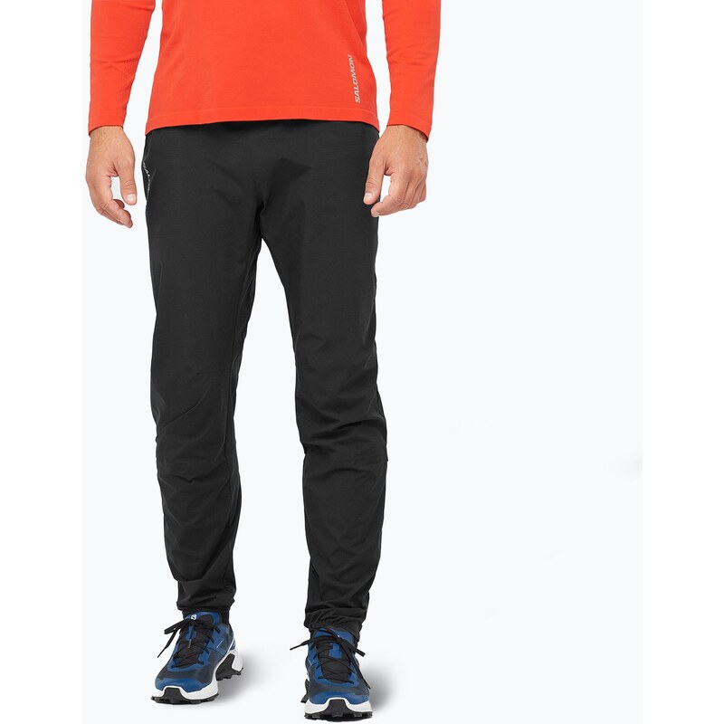 Pánské běžecké kalhoty Salomon Bonatti Trail deep black