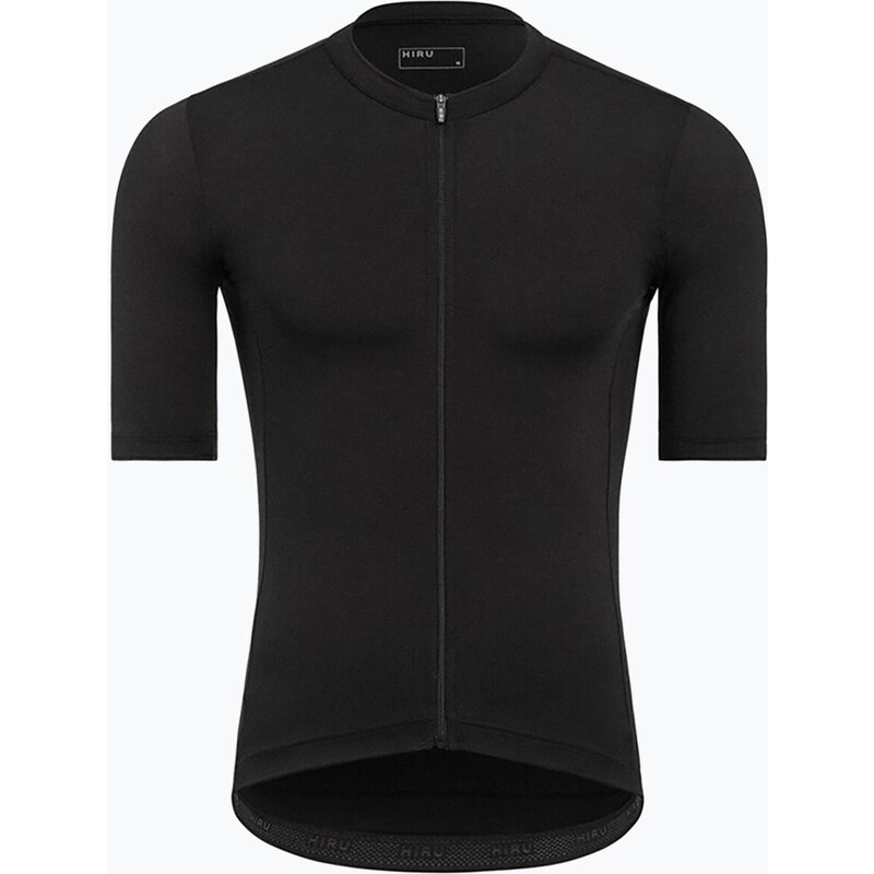 Pánský celočerný cyklistický dres HIRU Core
