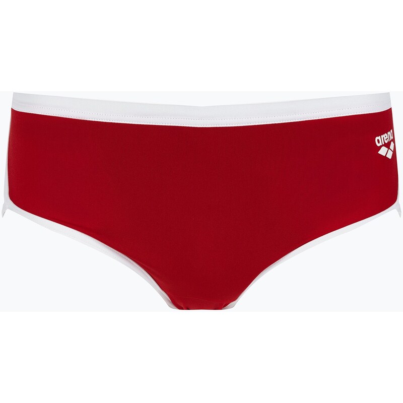 Pánské plavky arena Icons Swim Low Waist Short Solid red/white