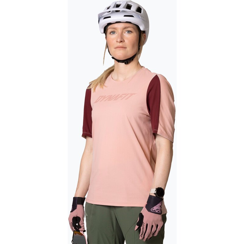 Dámský cyklistický dres DYNAFIT Ride pale rose