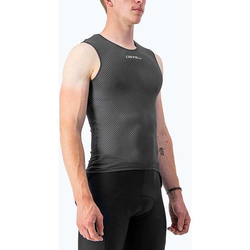 Pánský cyklistický dres Castelli Pro Mesh 2.0 Sleeveless black
