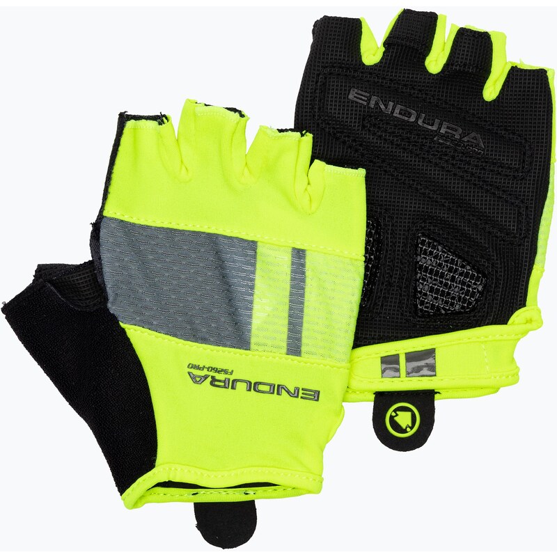 Pánské cyklistické rukavice Endura FS260-Pro Aerogel hi-viz