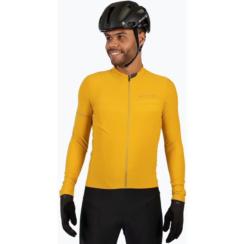 Pánský cyklistický dres Longsleeve Endura Pro SL II L/S mustard