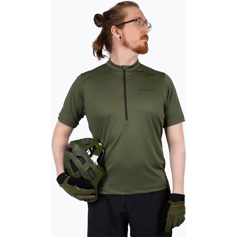 Pánský cyklistický dres Endura Hummvee II S/S olive green