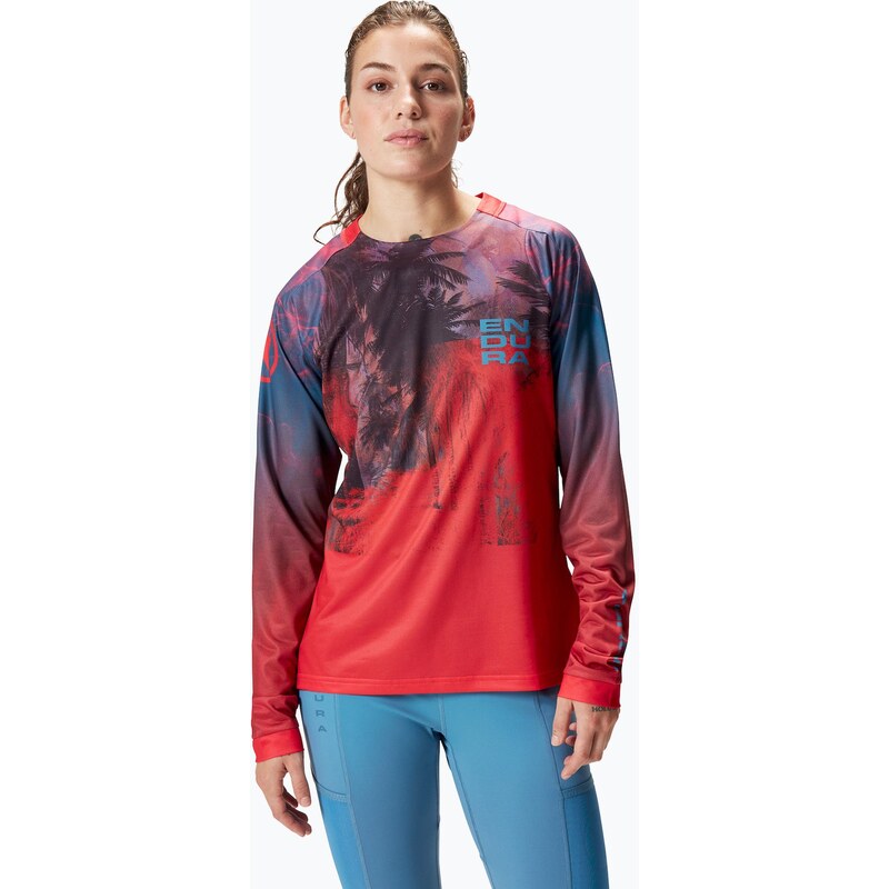 Dámský cyklistický dres Longsleeve Endura Tropical Print Ltd