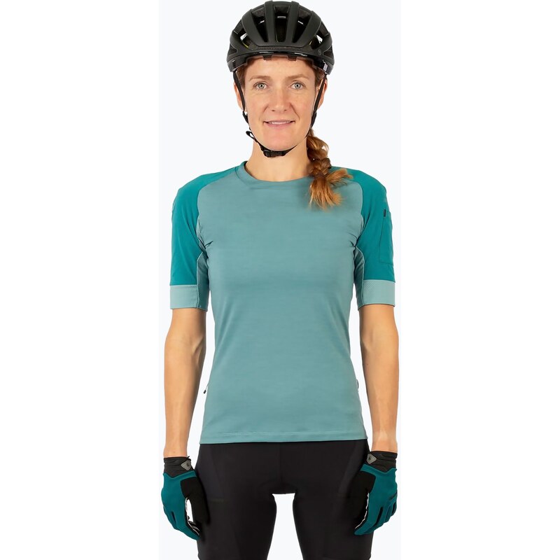 Dámský cyklistický dres Endura GV500 S/S spruce green