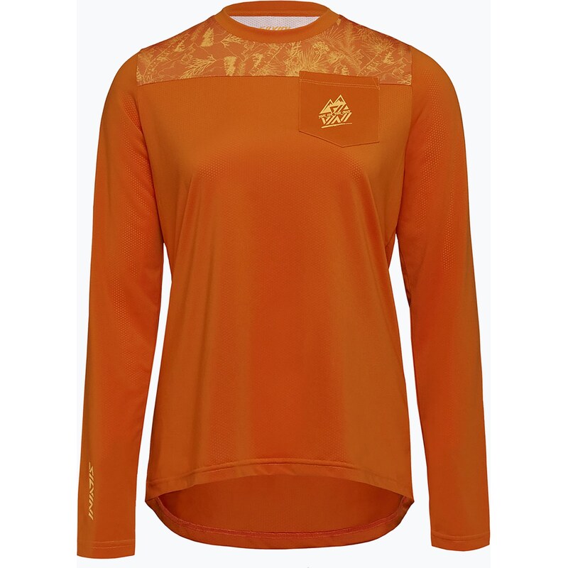 Dámské cyklistické tričko Longsleeve SILVINI Ella orange