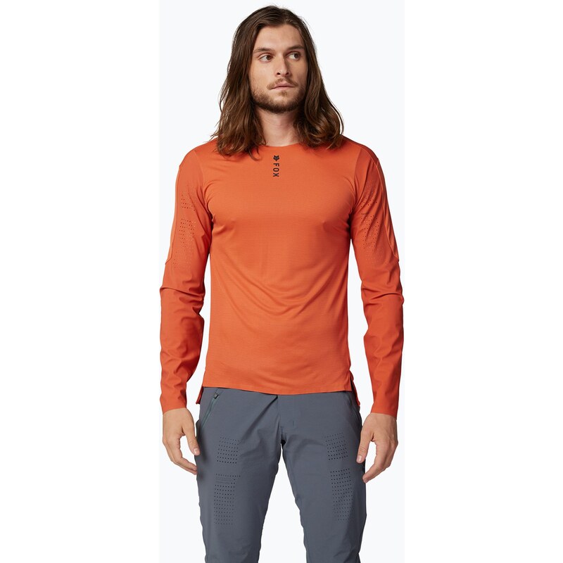 Pánský cyklistický dres longsleeve Fox Racing Flexair Pro atomic