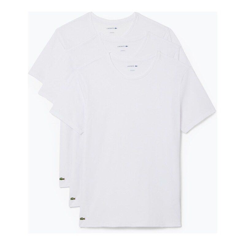 Pánské tričko Lacoste TH9010 3-pak white