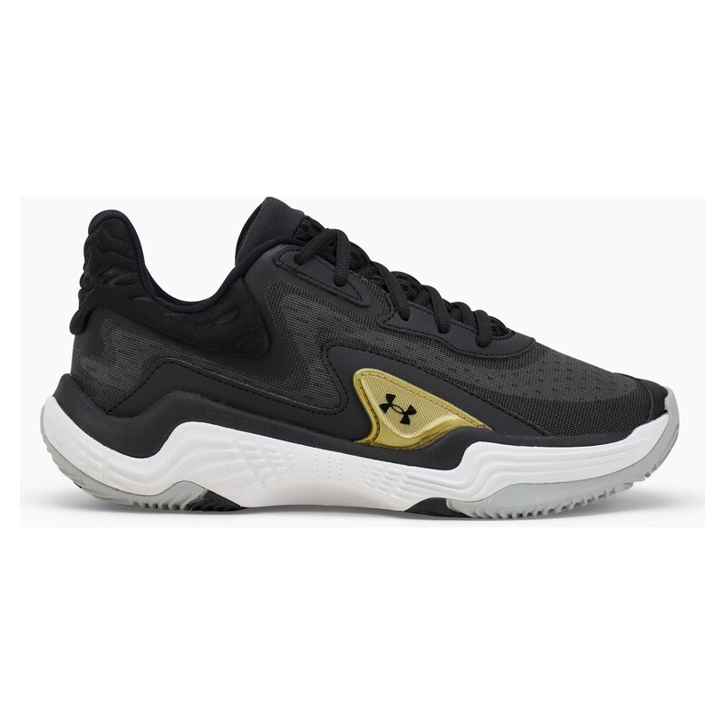 Basketbalové boty Under Armour Spawn 7 black/metallic gold/black
