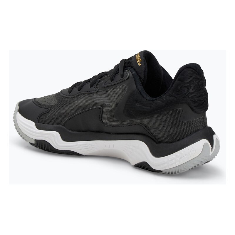 Basketbalové boty Under Armour Spawn 7 black/metallic gold/black