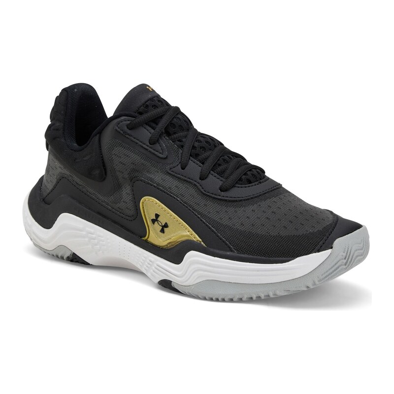 Basketbalové boty Under Armour Spawn 7 black/metallic gold/black