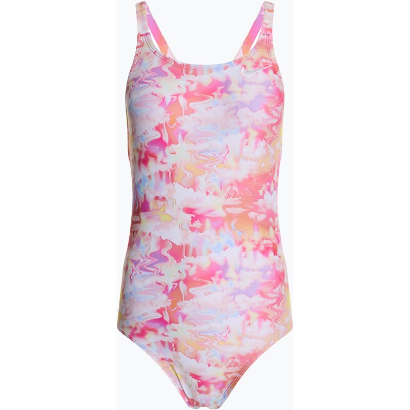 Dámské jednodílné plavky Nike Hydrastrong Multi Print Fastback