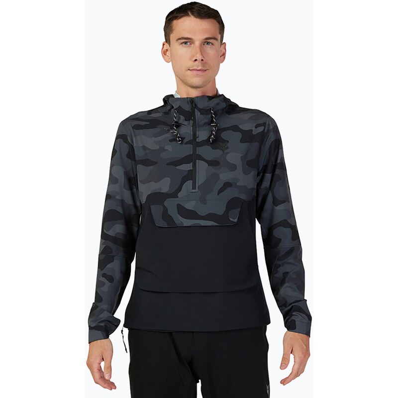 Pánská cyklistická bunda Fox Racing Ranger Wind Pullover black