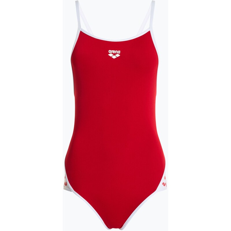 Dámské jednodílné plavky arena Icons Super Fly Back Solid red /