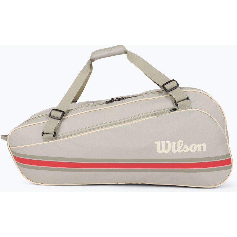 Tenisová taška Wilson Team 6PK oatmilk