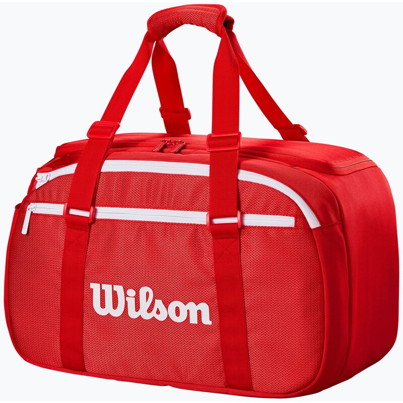 Tenisová taška Wilson Super Tour Red Small Duffel black