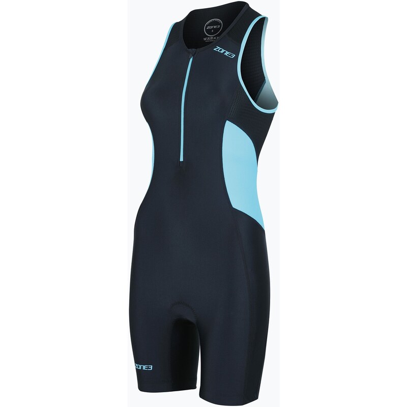 Dámský triatlonový oblek ZONE3 Activate Trisuit black/turquoise