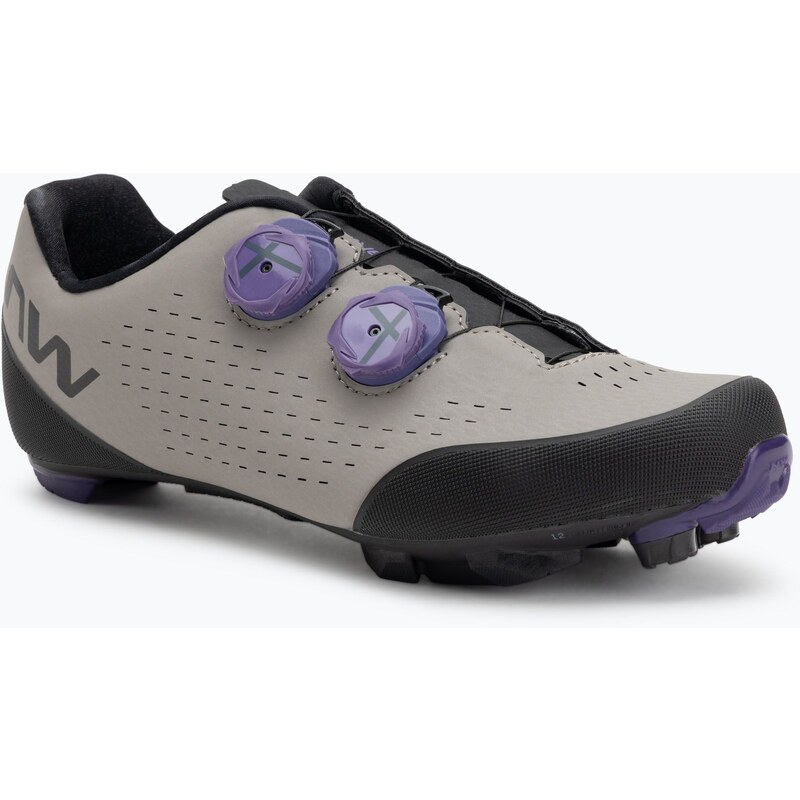 Pánské MTB cyklistické boty Northwave Rebel 3 sand/dark purple