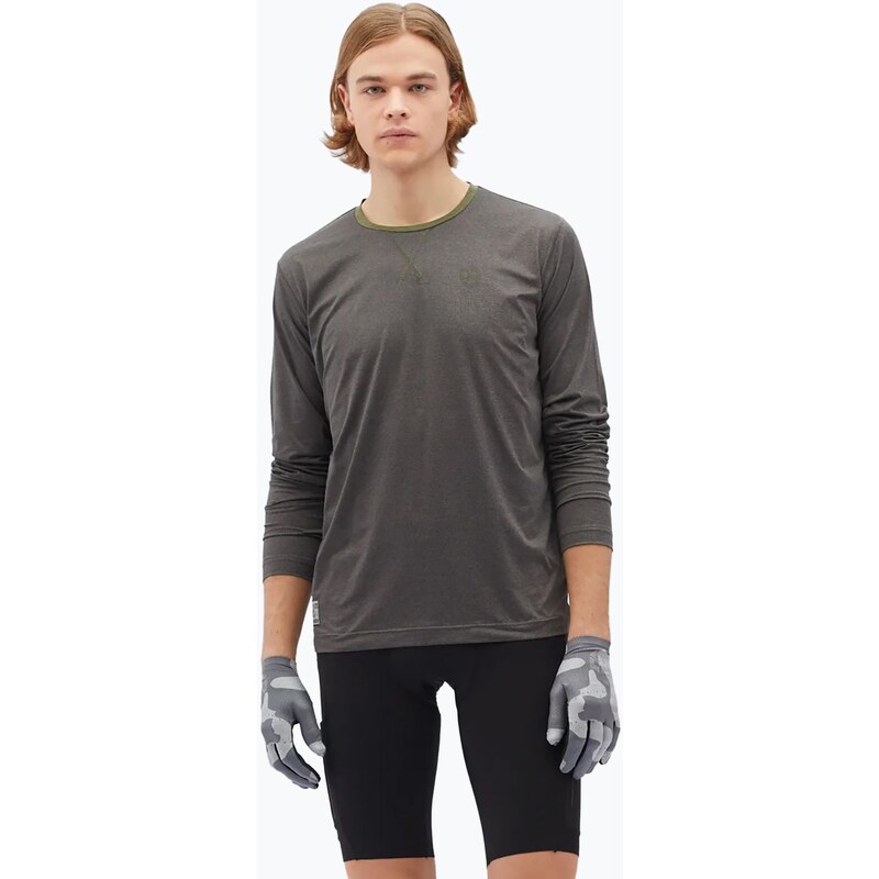 Pánský cyklistický dres longsleeve SILVINI Casalo charcoal/olive