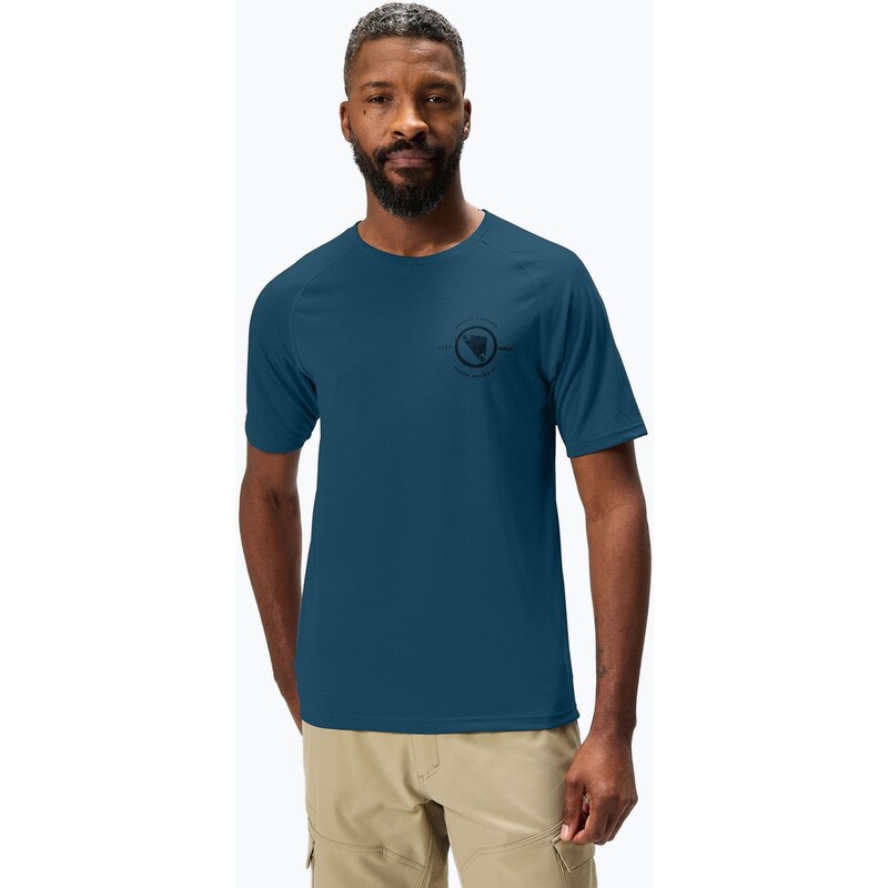 Pánský cyklistický dres Endura Loop Tech barra blue