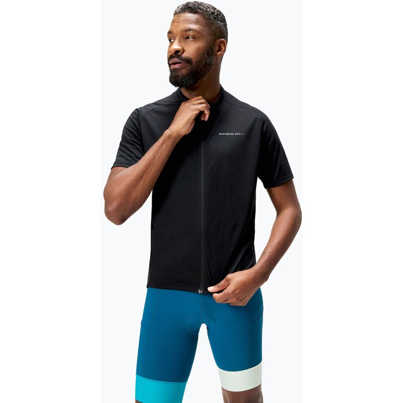 Pánský cyklistický dres Endura Loop Zipped black