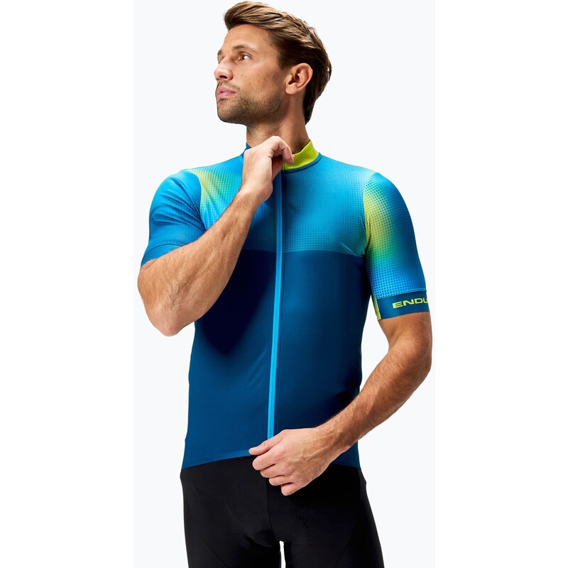 Pánský cyklistický dres Endura Bitmap FS260 barra blue
