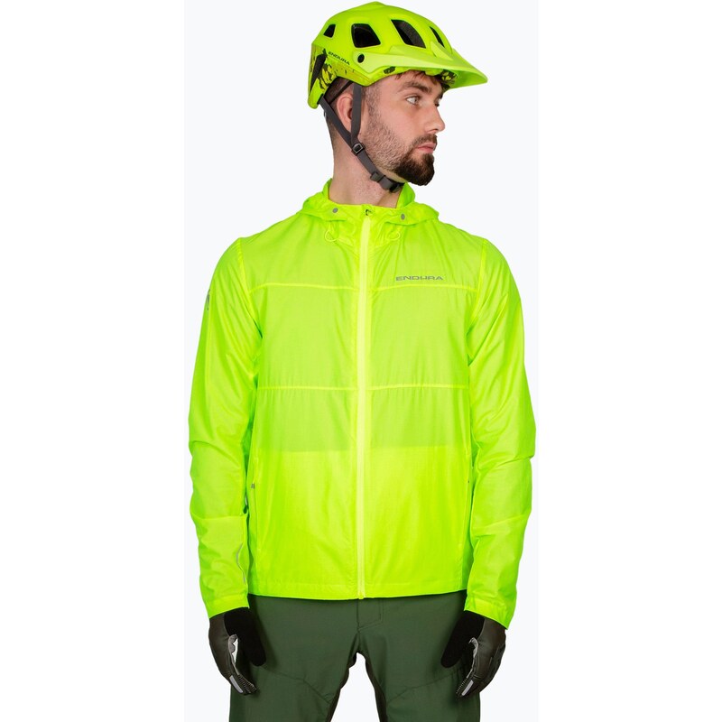 Pánská cyklistická bunda Endura Hummvee Windshell hi-viz yellow