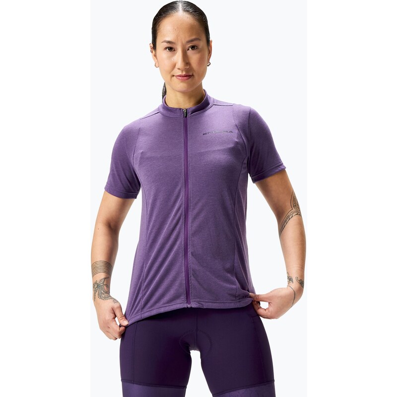 Dámský cyklistický dres Endura Loop Zipped heather