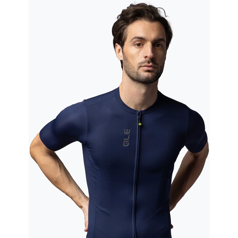 Pánský cyklistický dres Alé Color Block navy blue