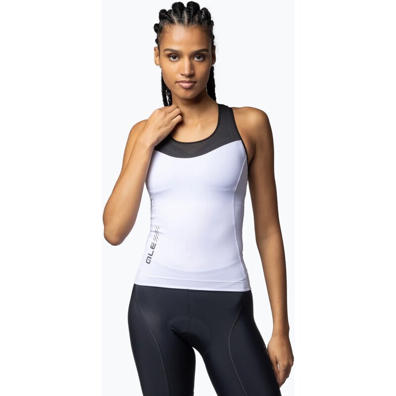 Dámský cyklistický dres Alé Color Block TT white
