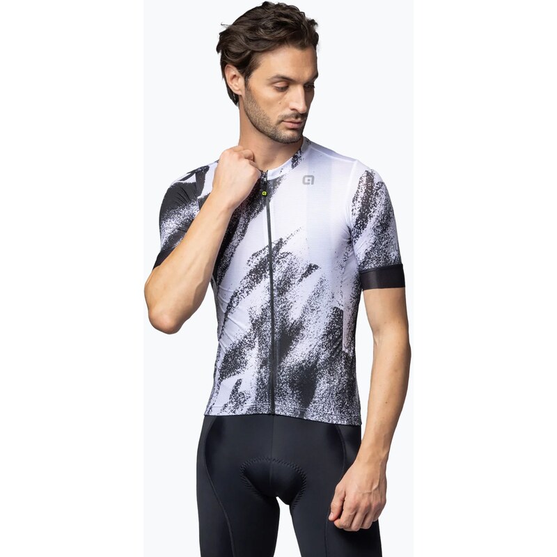Pánský cyklistický dres Alé Trace white