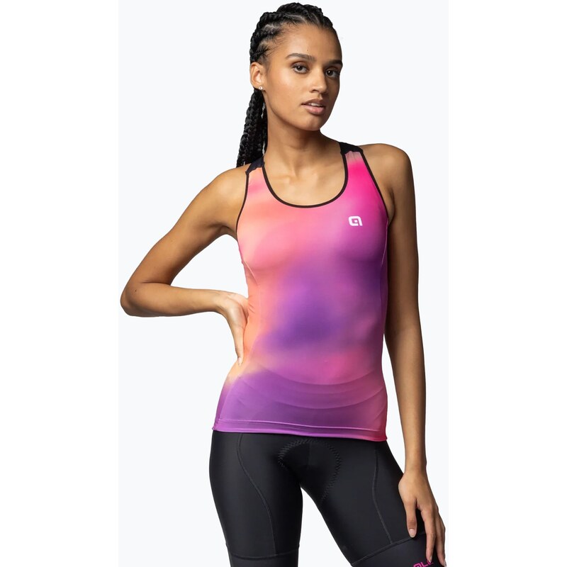 Dámský cyklistický dres Alé Aurora TT pink