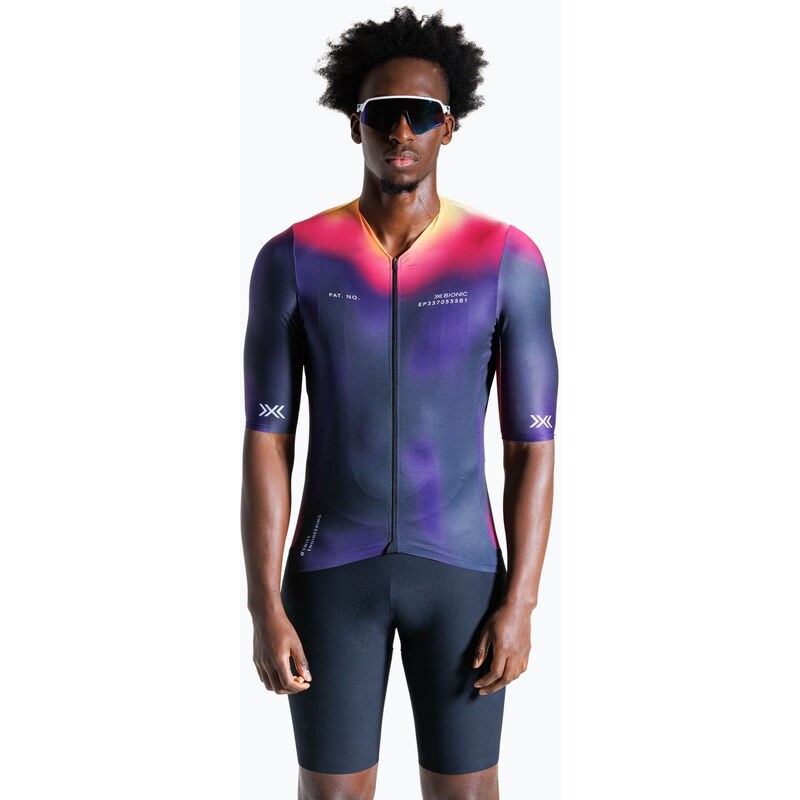 Pánský cyklistický dres X-Bionic Corefusion Aero Jersey heatmap