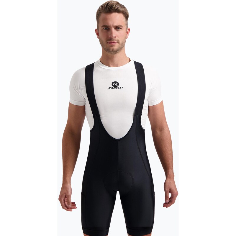 Pánské cyklistické šortky Rogelli Grvlr Cargo Bib Shorts black