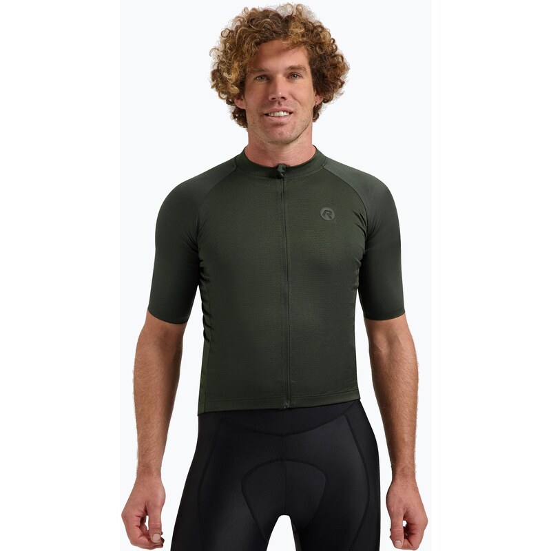 Pánský cyklistický dres Rogelli Essential II army green