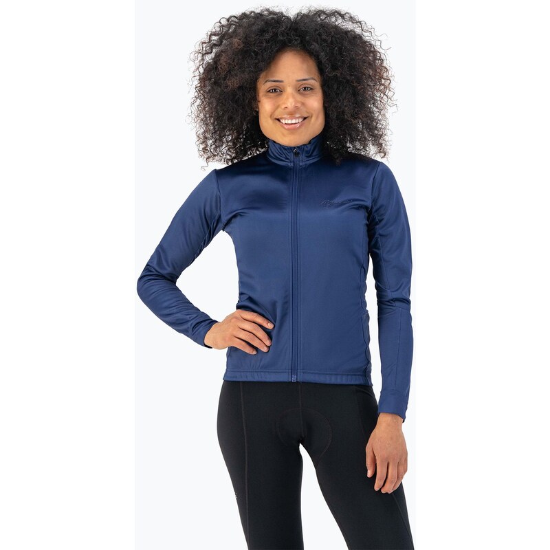 Dámské cyklistické tričko longsleeve Rogelli Core W navy