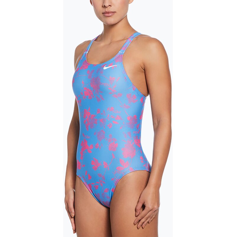 Dámské jednodílné plavky Nike Hydrastrong Fastback university