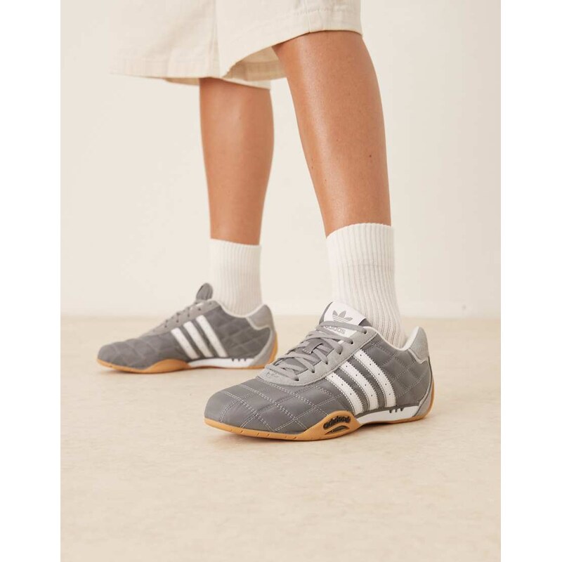 adidas Originals AdiRacer trainers in grey and white 107281900