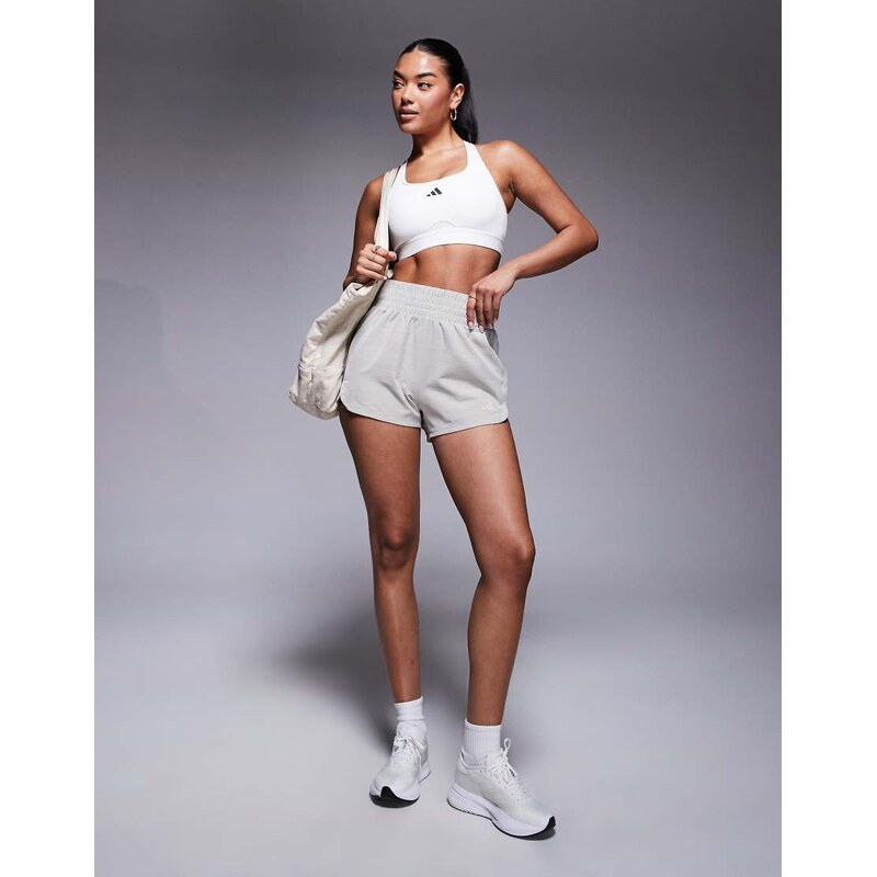 adidas performance adidas Training Pacer high waisted 3 shorts