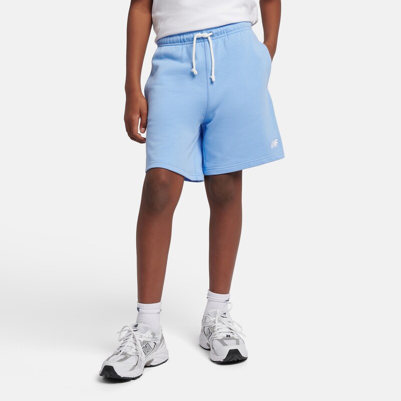 Dětské šortky New Balance LAKB0008ELE – modré